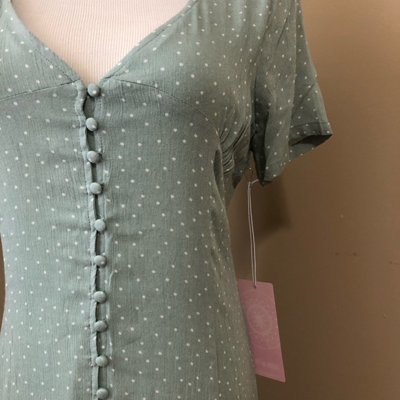 Hyfve mini dot midi dress - Picture 3 of 6